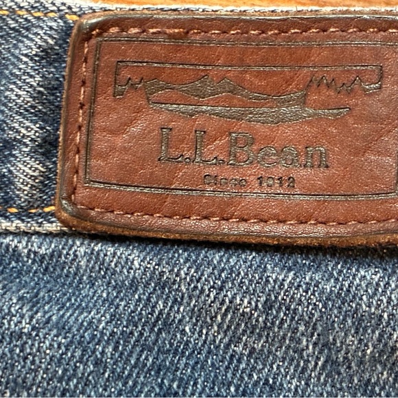 Vintage 90s L.L. Bean Original Fit Natural Jeans Women’s 12 MT High Rise USA - Picture 12 of 13